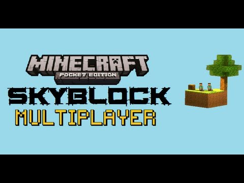 TyeDyeVideos - SkyBlock Multiplayer | Minecraft:PE | Episode:1 Cobble & Fail.