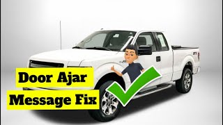 HOW TO FIX DOOR AJAR MESSAGE ON A 2009-2014 Ford F-150 REPLACING REAR DOOR WIRE HARNESS