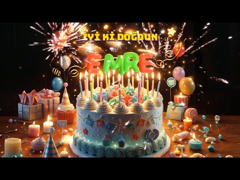 İyi Ki Doğdun EMRE🌟 Mutlu Yıllar Doğum Günün Kutlu Olsun