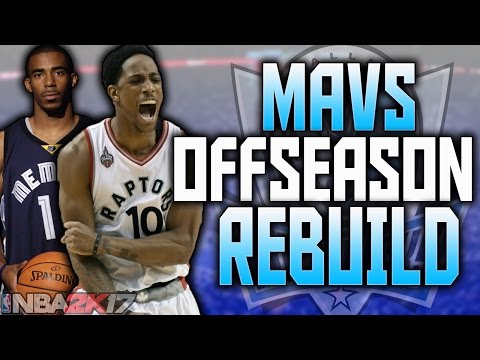 NEW AGE BIG 3!!! MAVS OFFSEASON REBUILD!! NBA 2K17