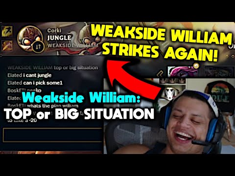 Tyler1 Laughs at Weakside William RUNNING DOWN Champion Select