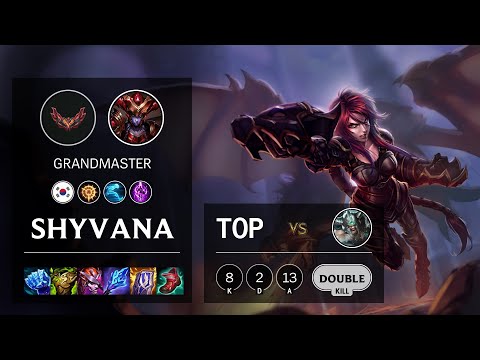 Shyvana Top vs Tryndamere - KR Grandmaster Patch 12.5