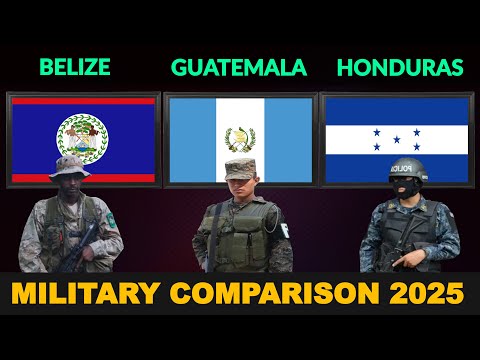 Belize vs Guatemala vs Honduras Military Power Comparison 2025