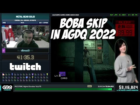 Boba skip was the big finale of AGDQ 2022