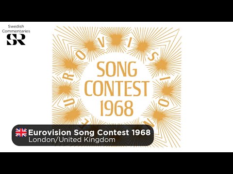 Eurovision Song Contest 1968 (Swedish Commentaries) (And without Cliff Richards)