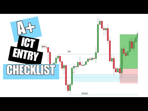 The Ultimate A+ ICT Entry Checklist: Smart Money’s Precision Playbook