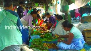 Nagampal - a bustling market in Imphal, Manipur