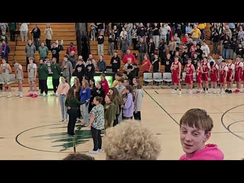 DCE Junior High Chamber Choir National Anthem Basketball Assembly 1-29-26