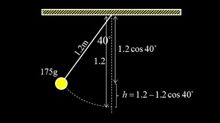 Pendulum speed at the bottom using energy and tension at the bottom using circular motion.