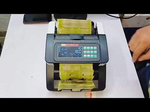 🔍 Detect Fake Notes Instantly! Advanced Cash Counting Machine in Action 💰 #aksautomation #aksolcpro