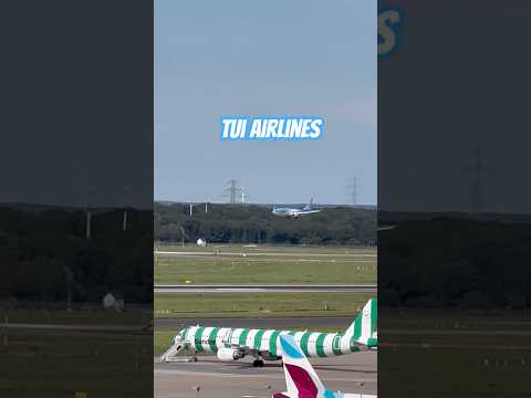 TUI landing at DUS Airport #shorts #planespotting #aviation #video #germany #eu #travel #2026