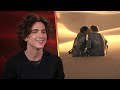 Timothée Chalamet Says It S Strange KISSING Zendaya In Dune Part Two Exclusive