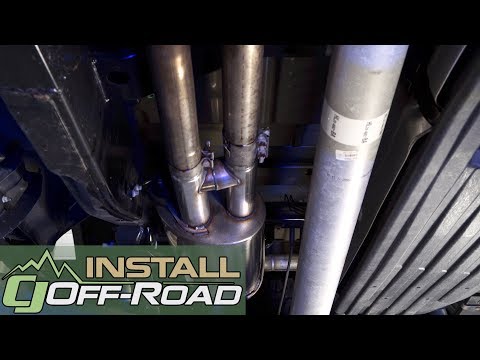 F-150 Raptor Corsa Muffler Upgrade Kit 3\" Stainless Steel 2017-2019 Installation