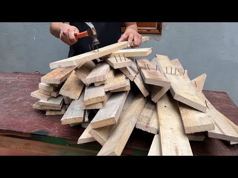 DIY: Building a Smart TV Shelf with Reclaimed Pallet Wood | Creative Repurposing Project