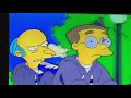 Smithers Gets Attacked By A Bee The Simpsons