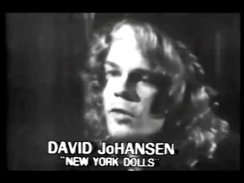 New York Dolls footage Local TV Story, 1973.