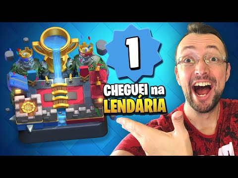 Cheguei Nível 1 na Arena Lendária do Clash Royale