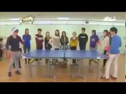 Funny Moment Jessica SNSD Play Table Tennis