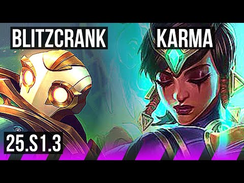 BLITZCRANK & Ziggs vs KARMA & Jhin (SUP) | KR Master | 25.S1.3