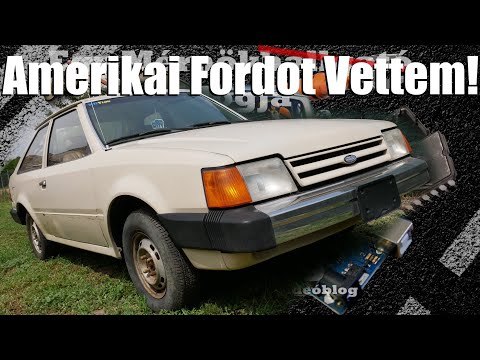 A másik amerikai "sportkupém"! - Usa Escort #1