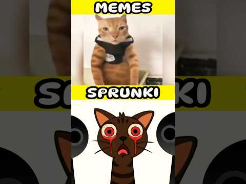 Sprunki OC OO EE AA spinning cat + gabe vs memes