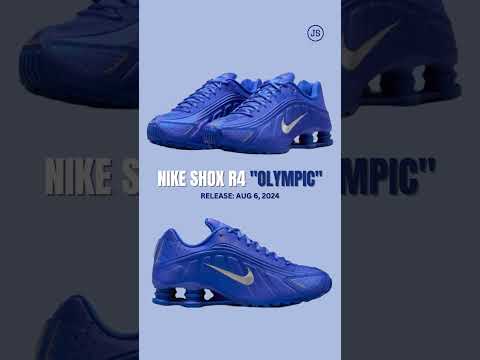 Nike Shox R4 "Olympic". We glad these are back. 2024 Nike Release Dates