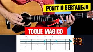 Ponteio Sertanejo No Violão Com 3 NOTAS Por Corda - Prof. Sidimar Antunes