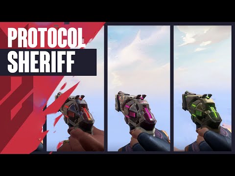 Protocol 781-A Sheriff Skin Showcase - Valorant Protocol 781-A Skins