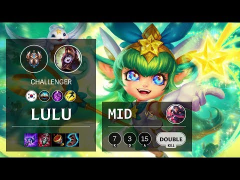 Lulu Mid vs Irelia - KR Challenger Patch 10.10