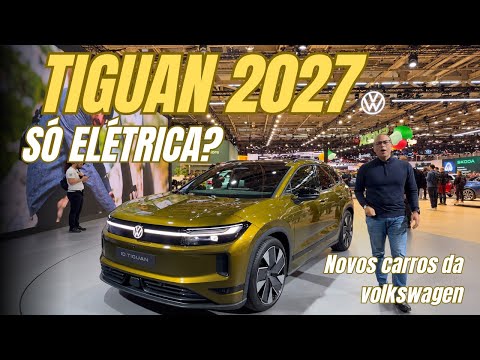 NOVO VOLKSWAGEN TIGUAN 2027: SÓ ELÉTRICA? ID.Cross. ID.Polo, Passat e outros carros novos!