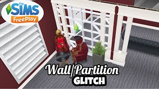 HOW TO: Wall | Partition Glitch 2022 | Sims FreePlay