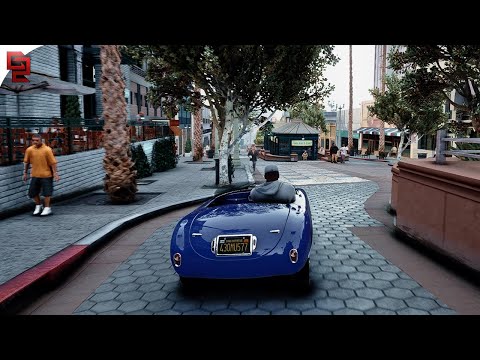 GTA V: 2021 Remastered - Realism Beyond Ray-Tracing Graphics MOD - 4k Maximum Settings Gameplay