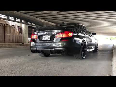 Straight Pipe F10 M5 Catless Downpipes + Muffler Delete -