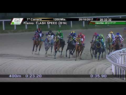 20/10/2017 – Hipodromo Maroñas – Carr 7 – FLASH SPEED (2016)