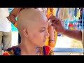 Headshave Indian Women 2023 New Headshave Buzzcut Barbershop Baldbeauty Bald Womenbaldheadchat
