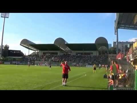 Doping Torfiorzy w czasie meczu GKS Bełchatów - Odra Opole