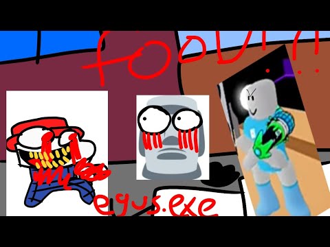 Epic Roblox song in fnf/Food But Egus and ammam sings🎵🎹