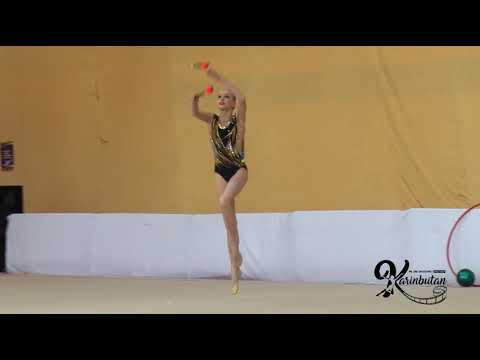 Polina Karika Clubs AA - Ukrainian Championships 2021 (May)