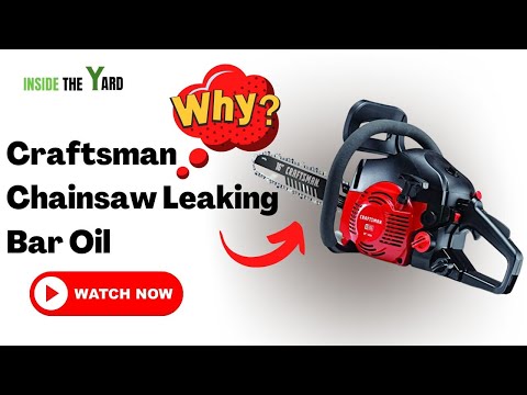 Know 5 Possible Causes of Craftsman Chainsaw Leaking Bar Oil