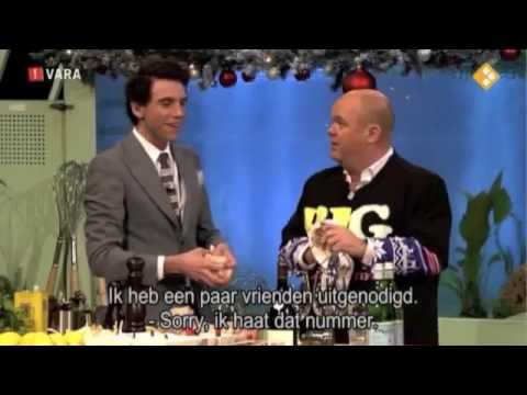Mika and Paul de Leeuw prepare "Last Christmas Dinner" with English subtitles