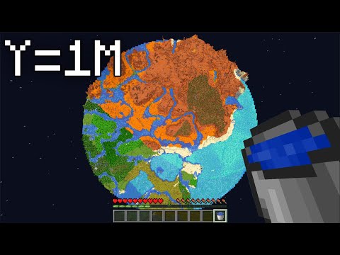 Free Falling 1M Blocks in Survival Minecraft