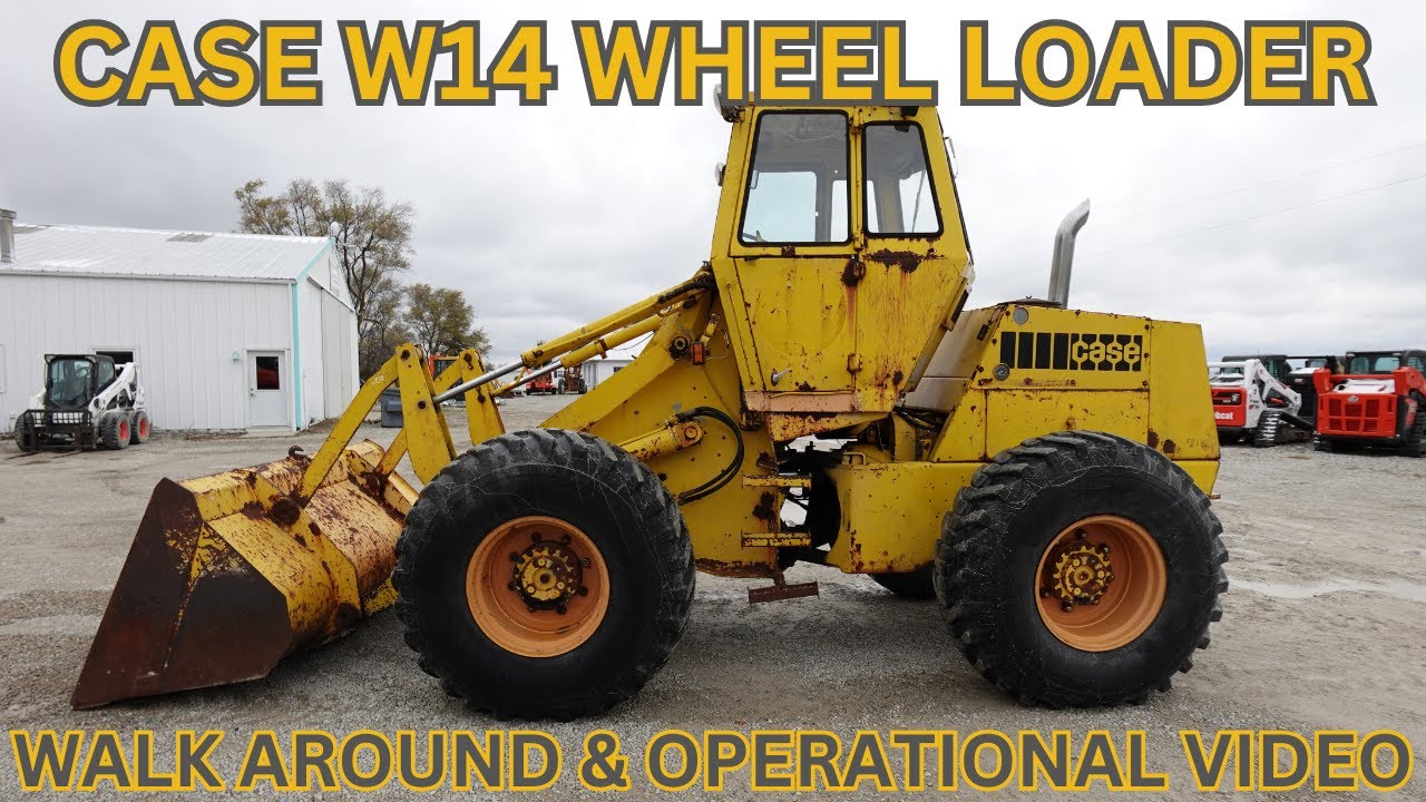Case W14 Wheel Loader Walk Around & Operational Video     $14,900