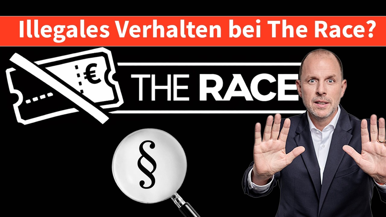 Ist THE RACE nur ein SCHWARZFAHR-WETTBEWERB? Das gilt rechtlich! | Anwalt Christian Solmecke