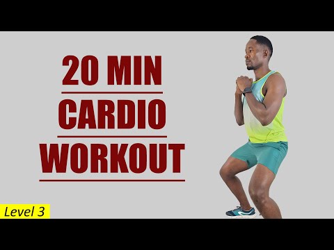 20 Minute Easy Walk at Home Exercise for Weight Loss 200 Calories