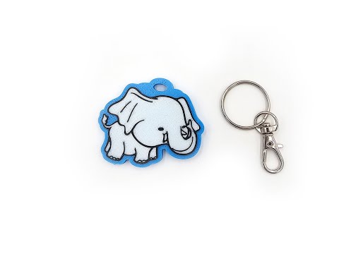 Baby Elephant Keyring