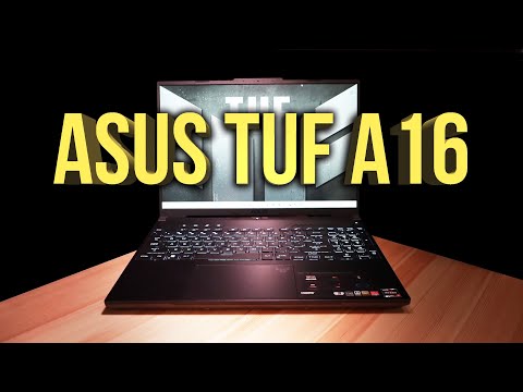 video - Asus TUF A16, Ryzen 7-7735HS, Radeon RX 7700S, 16 GB DDR5-4800, 512 GB SSD, FHD+ 165 hz 300 nits 100% sRGB