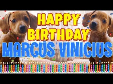 Happy Birthday Marcus Vinicius! ( Funny Talking Dogs ) What Is Free On My Birthday