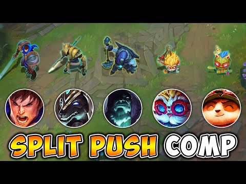 WE RAN THE ULTIMATE SPLIT-PUSHING COMP (NEVER GROUP, ONLY SPLIT)