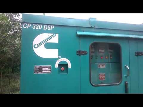 Showing the cummins diesel generator sets