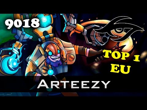 Arteezy Tinker Top 1 EU - 9018 MMR Ranked Dota 2